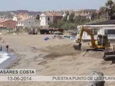 VÍDEO: Puesta a punto de las playas de Casares para el verano