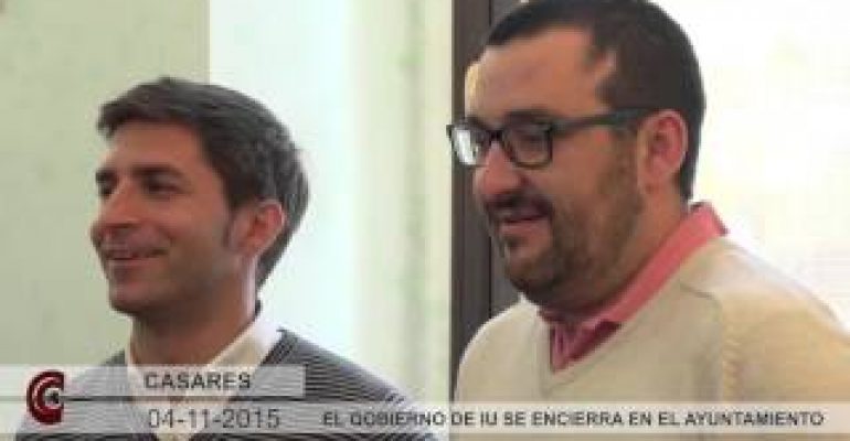 2015 11 04 IU se encierra en el Ayuntamiento
