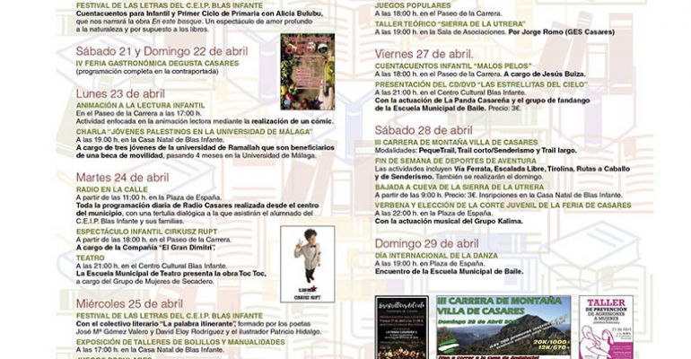 Informativos en Radio Casares | 25 de abril de 2018