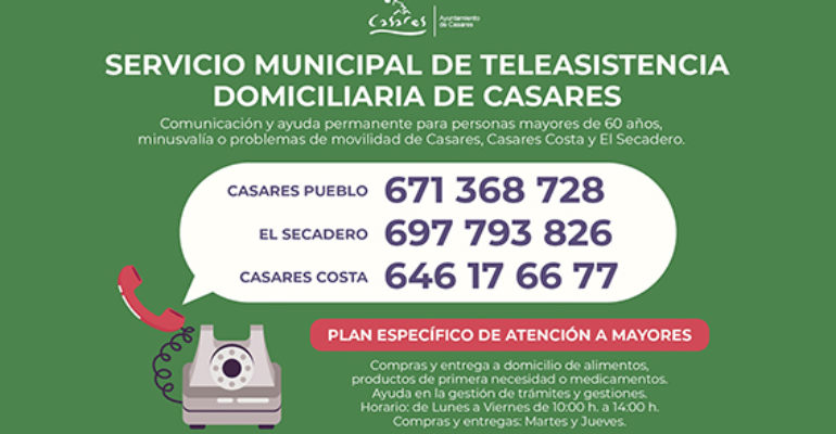 Informativos en Radio Casares | 27 de marzo de 2020