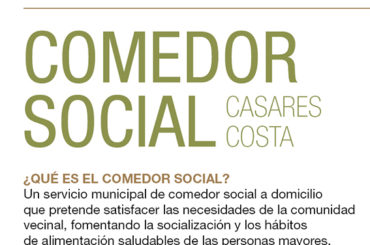 El Ayuntamiento pondrá en marcha el comedor social en Casares Costa