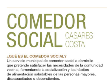 El Ayuntamiento pondrá en marcha el comedor social en Casares Costa
