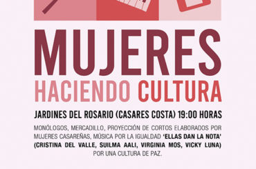 “Mujeres Haciendo Cultura” trae monólogos, proyecciones, mercadillo y música a los Jardines del Rosario