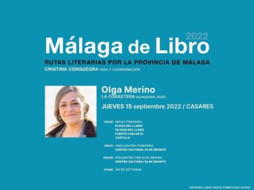 El programa ‘Málaga de Libros’ llega mañana a Casares