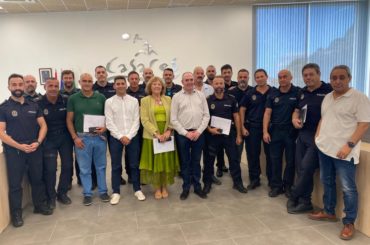 La policía local de Casares conmemora el día de su patrón