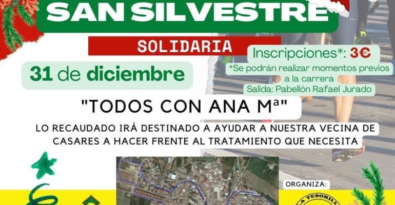 <strong>El Club de Atletismo Tesorillo-Secadero se suma a la marea solidaria por Ana Mari con otra San Silvestre</strong>