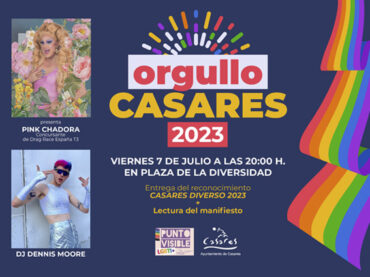 <strong>Casares celebra el viernes el Orgullo LGTBI+ con una jornada festiva y reivindicativa</strong>