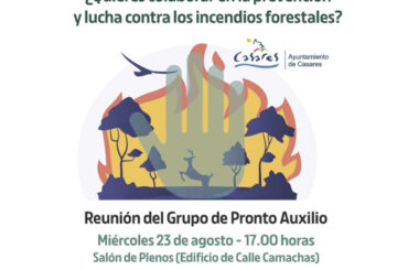 Casares busca voluntarios para ampliar su grupo de Pronto Auxilio