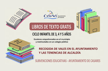 <strong>El Ayuntamiento sigue apoyando a las familias en el inicio del curso con becas y subvenciones</strong>