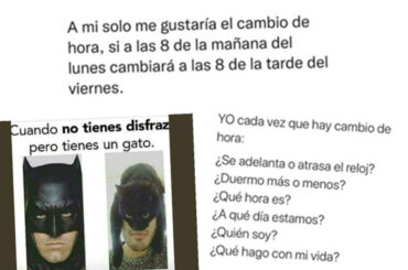 Meme suena | Cambio de hora y Halloween