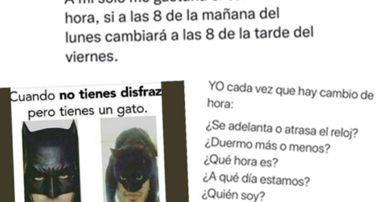 Meme suena | Cambio de hora y Halloween