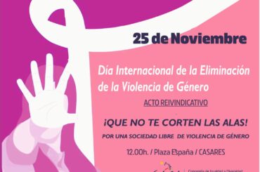 Casares prepara una campaña de sensibilización y prevención de la violencia de género enmarcada en el 25N