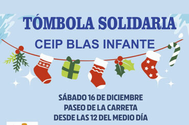 El colegio Blas Infante organiza una tómbola solidaria para construir un pozo en Gambia