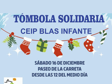 El colegio Blas Infante organiza una tómbola solidaria para construir un pozo en Gambia