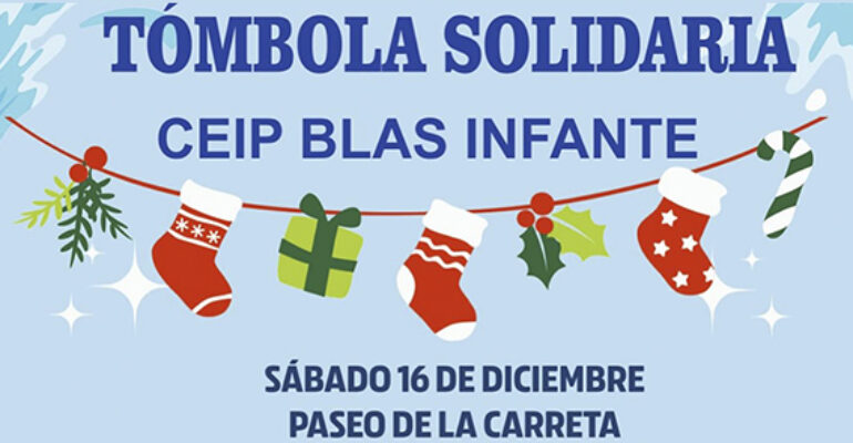 El colegio Blas Infante organiza una tómbola solidaria para construir un pozo en Gambia