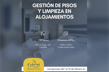 El Ayuntamiento apuesta por la formación con un nuevo taller de “Gestión de pisos y limpieza de alojamientos”