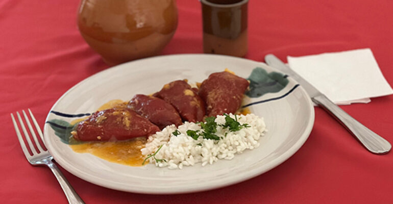 Cocina casareña | Pimientos rellenos