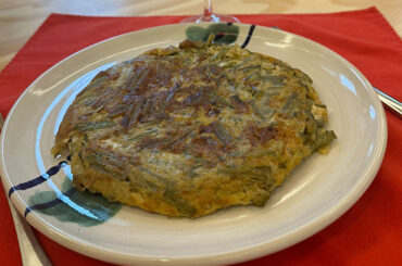 Cocina casareña | Tortilla de tagarninas
