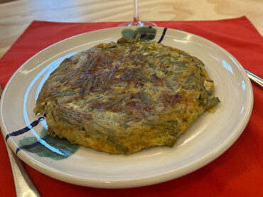 Cocina casareña | Tortilla de tagarninas