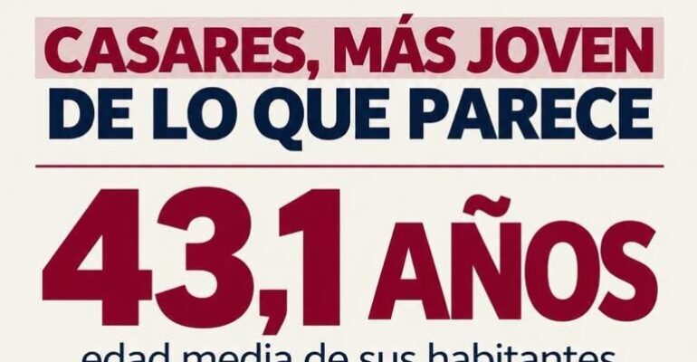 Casares mantiene una población joven: los menores de 20 años superan a los mayores de 65
